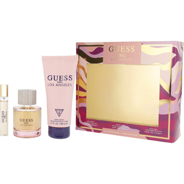 Guess 1981 Los Angeles EDT Spray, Body Lotion & Travel Spray Set