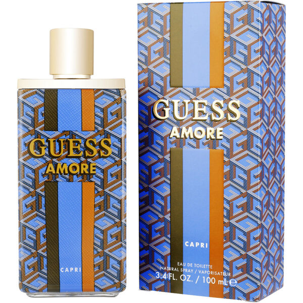Guess Amore Capri Eau de Toilette for Unisex – 3.4 oz