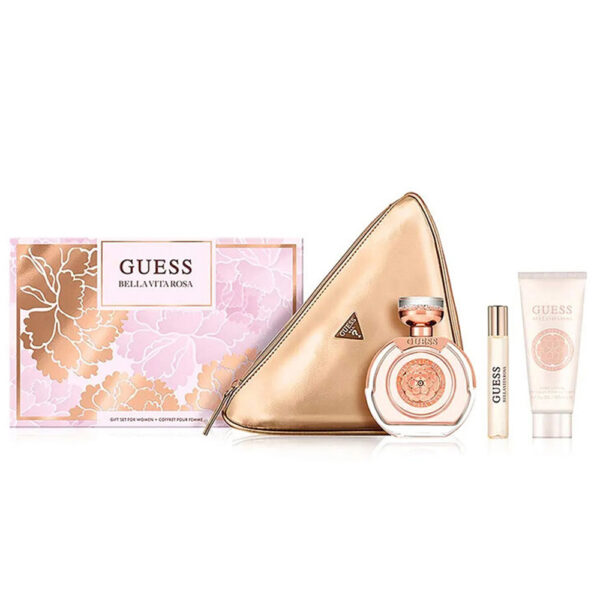 Guess Bella Vita Rosa Body Lotion & Pouch Eau de Toilette for Women