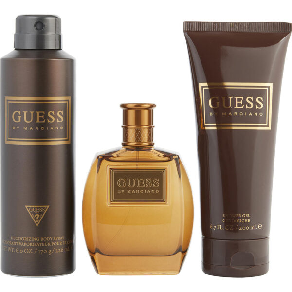 Guess By Marciano EDT Spray 3.4 oz & Deodorant & Shower Gel Set