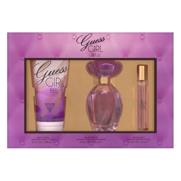Guess Girl Belle 3 piece Eau de Toilette for Women – 3 piece gift set