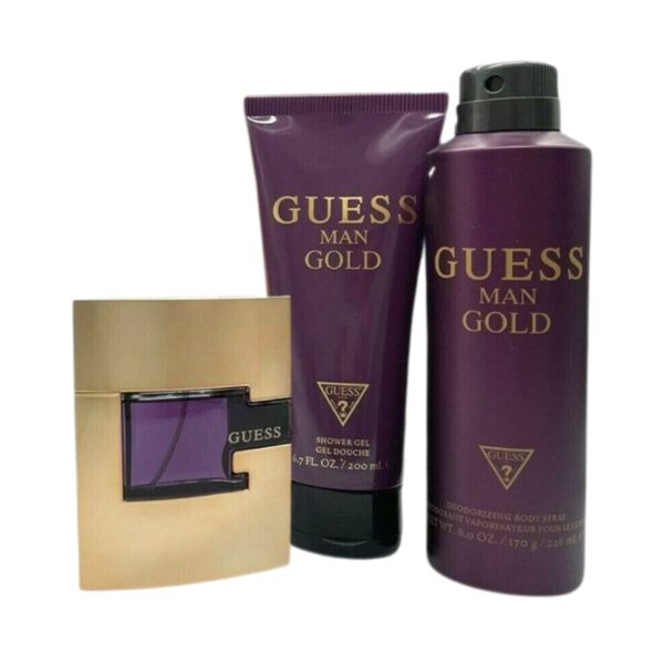 Guess Gold by Guess EDT Spray 2.5 oz & Body Spray 6 oz Set