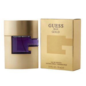 Guess Man Gold Eau de Toilette for Men – 2.5 oz
