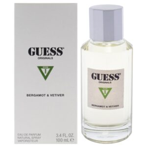 Guess Originals Type 1 Bergamot & Vetiver Eau de Parfum for Unisex – 3.4 oz