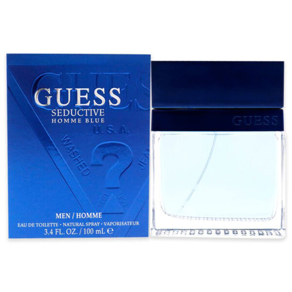 Guess Seductive Homme Blue Eau de Toilette for Men – 3.4 oz