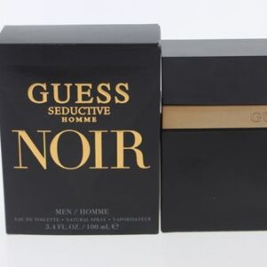 Guess Seductive Homme Noir Eau de Toilette for Men – 3.4 oz