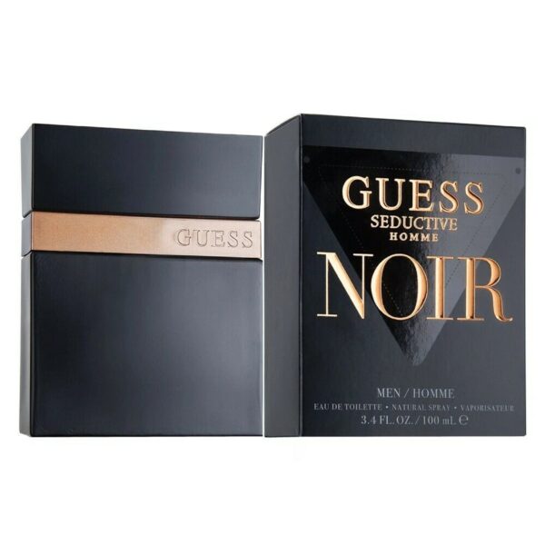 Guess Seductive Noir Homme Eau de Toilette for Men – 3.4 oz