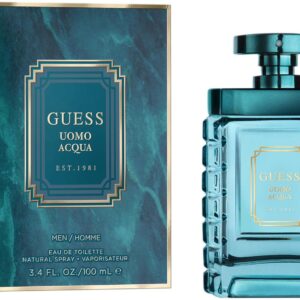 Guess Uomo Acqua Eau de Toilette for Men – 3.4 oz