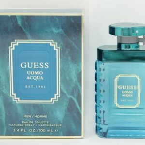 Guess Uomo Acqua Eau de Toilette Spray for Men, 3.4 oz