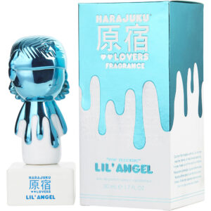Gwen Stefani Harajuku Lovers Pop Electric Lil' Angel Eau de Parfum for Women – 1.7 oz