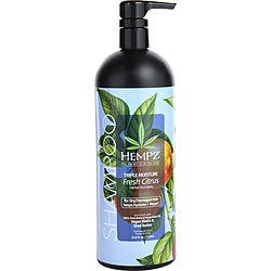 Hempz by Hempz TRIPLE MOISTURE FRESH CITRUS HERBAL SHAMPOO FOR DRY/DAMAGED HAIR 33.8 OZ for UNISEX