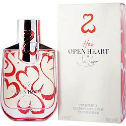 Her Open Heart by Jane Seymour Eau de Parfum 3.4 oz & Jewelry Roll
