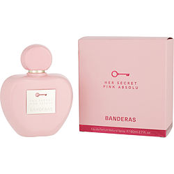 Her Secret Pink Absolu by Antonio Banderas EAU DE PARFUM SPRAY 2.7 OZ