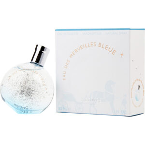 Hermes Eau des Merveilles Bleue Eau de Toilette for Women – 1 oz