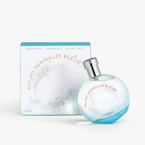 Hermes Eau Des Merveilles Bleue Eau de Toilette for Women – 1.6 oz