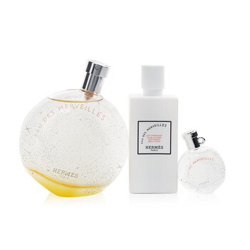 Hermes Eau Des Merveilles Coffret for Women – 3.3 oz