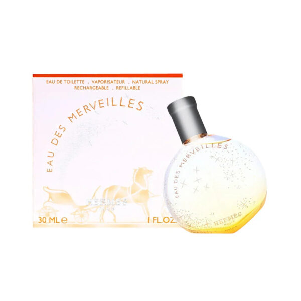 Hermes Eau Des Merveilles Eau de Toilette for Women – 1.0 oz