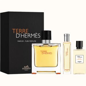 Hermes Terre D'hermes 3 piece v3 Parfum for Men – 3 piece gift set - v3
