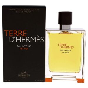 Hermes Terre d'Hermes Eau Intense Vetiver Eau de Parfum for Men – 6.7 oz