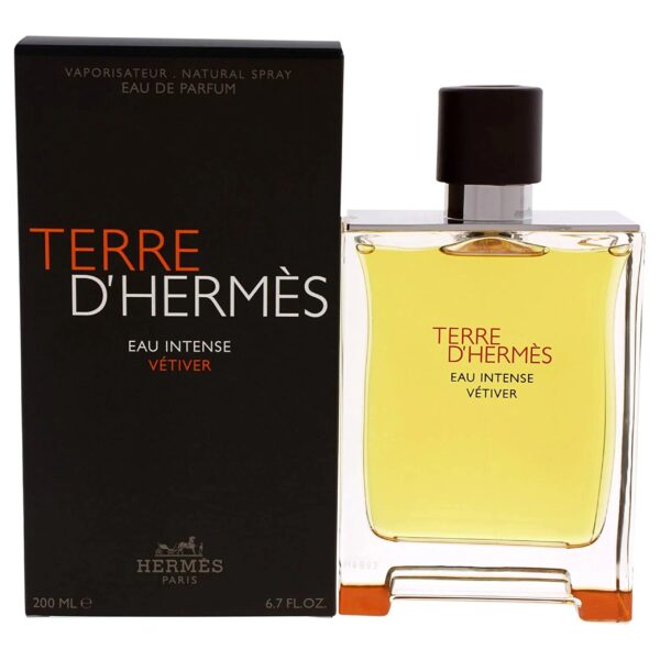 Hermes Terre d'Hermes Eau Intense Vetiver Eau de Parfum for Men – 6.7 oz