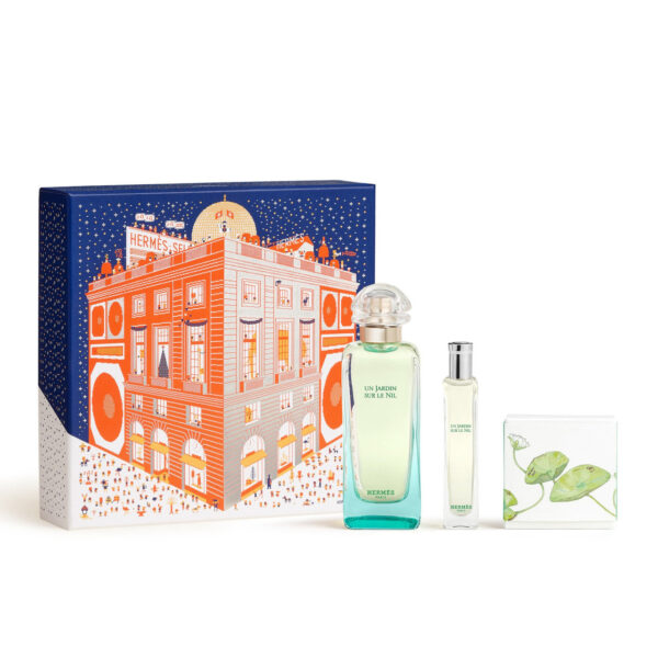 Hermes Un Jardin Sur Le Nil , 3 piece v5 Eau de Toilette for Unisex – 3 piece gift set - v5