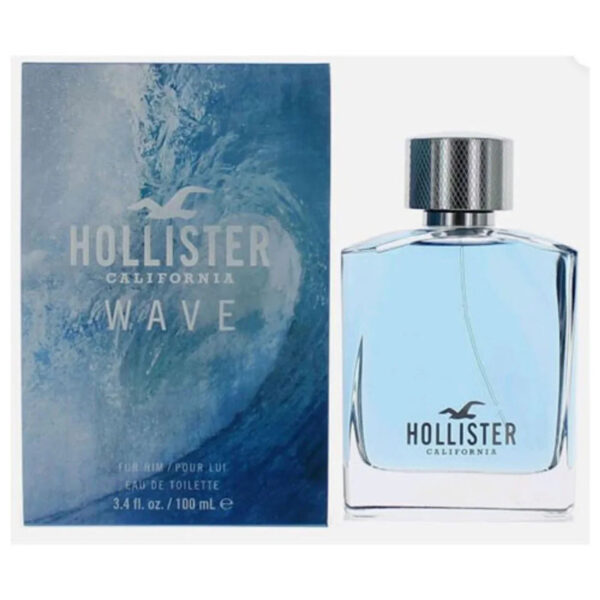 Hollister California Wave Eau de Toilette for Men – 3.4 oz