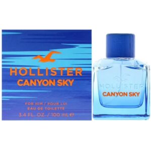 Hollister Canyon Sky Men's Eau de Toilette Spray 3.4 oz