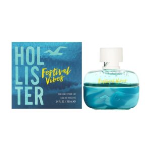 Hollister Festival Vibes Eau de Toilette for Men – 3.4 oz