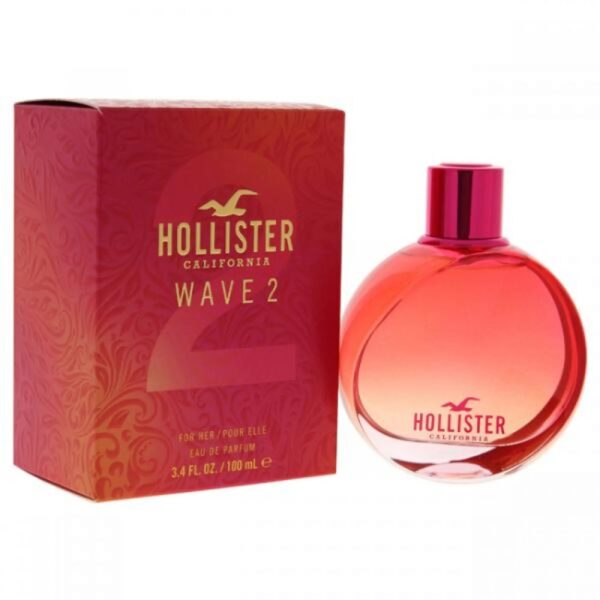 Hollister Wave 2 Eau de Parfum for Women – 3.4 oz