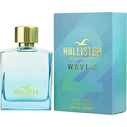 Hollister Wave 2 EDT Spray for Men, 3.4 oz