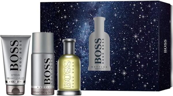 Hugo Boss Boss Bottled 3 piece v4 Eau de Toilette for Men – 3 piece gift set - v4