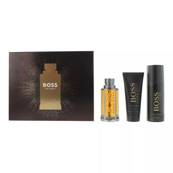 Hugo Boss Boss The Scent 3 piece v4 Eau de Toilette for Men – 3 piece gift set - v4