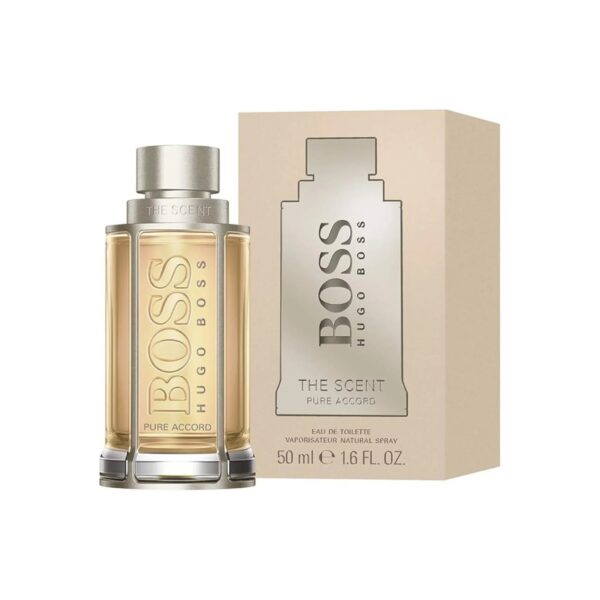Hugo Boss Boss The Scent Pure Accord Eau de Toilette for Men – 1.7 oz