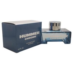 Hummer Chrome Eau de Toilette Spray for Men, 4.2 oz