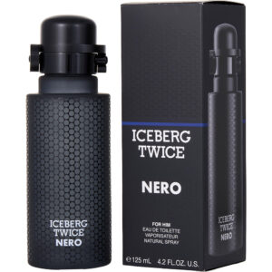 Iceberg Twice Nero Eau de Toilette for Men – 4.2 oz