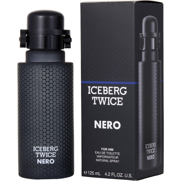 Iceberg Twice Nero Eau de Toilette for Men – 4.2 oz