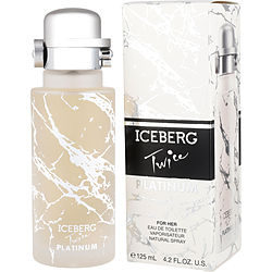 Iceberg Twice Platinum EDT Spray for Women - 4.2 oz