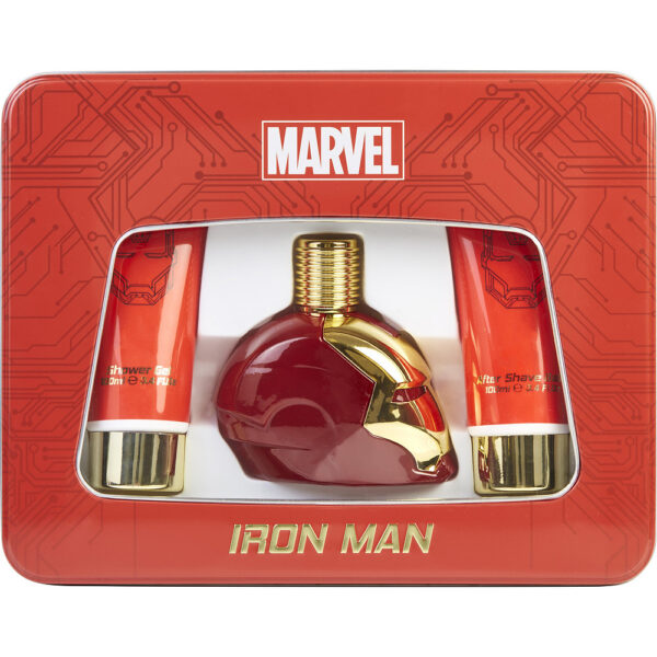 Iron Man by Marvel EDT Spray 3.4 oz Gift Set for Men
