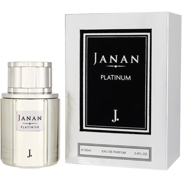 J Dot J. Janan Platinum Eau de Parfum for Unisex – 3.4 oz