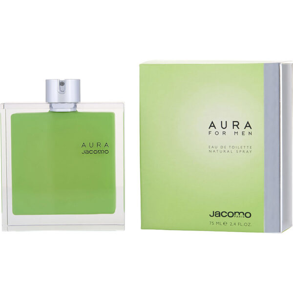 Jacomo Aura Eau de Toilette for Men – 2.4 oz