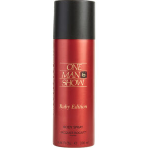 Jacques Bogart One Man Show Ruby Body Spray for Men – 6.6 oz