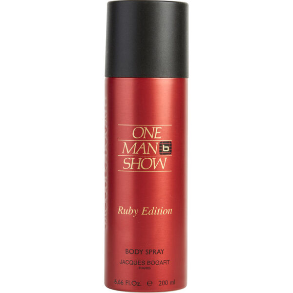Jacques Bogart One Man Show Ruby Body Spray for Men – 6.6 oz