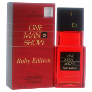 Jacques Bogart One Man Show ruby Edition Eau de Toilette for Men – 3.3 oz