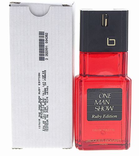 Jacques Bogart One Man Show Ruby Edition Eau de Toilette for Men – 3.3 oz