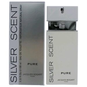 Jacques Bogart Silver Scent Pure Eau de Toilette for Men – 3.3 oz