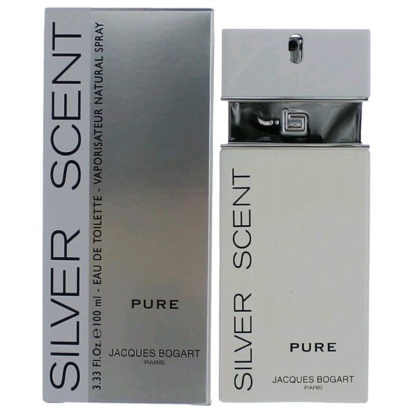 Jacques Bogart Silver Scent Pure Eau de Toilette for Men – 3.3 oz