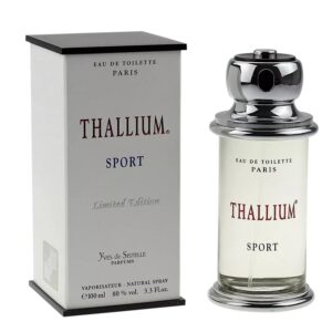 Jacques Evard Yves De Sistelle Thallium Sport Eau de Toilette for Men – 3.3 oz