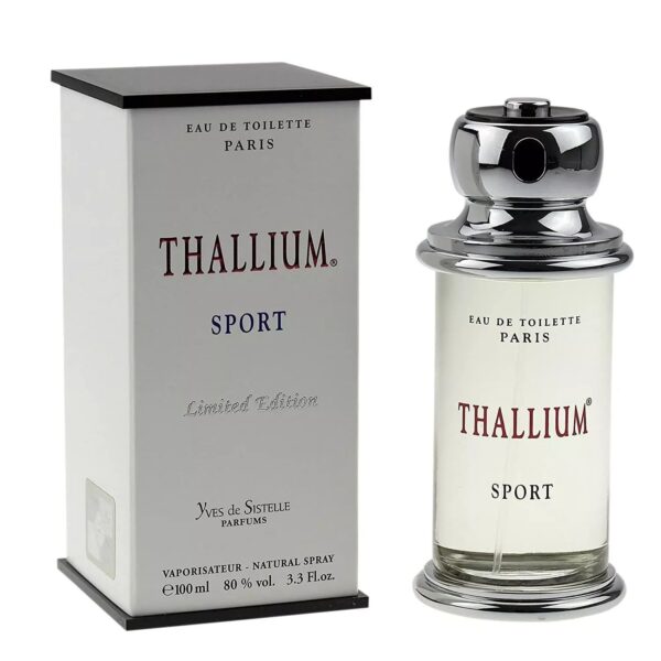 Jacques Evard Yves De Sistelle Thallium Sport Eau de Toilette for Men – 3.3 oz