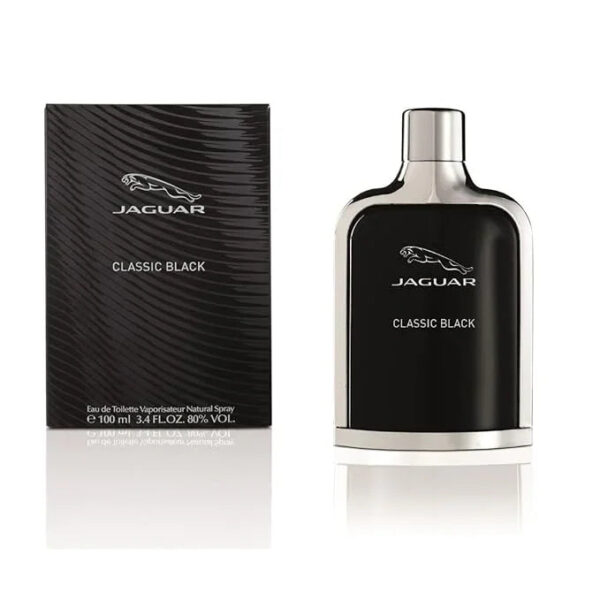 Jaguar Classic Black Eau de Toilette for Men – 3.4 oz