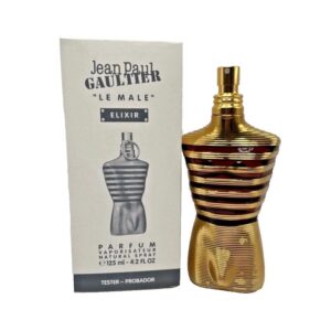 Jean Paul Gaultier Le Male Elixir Parfum for Men – 4.2 oz